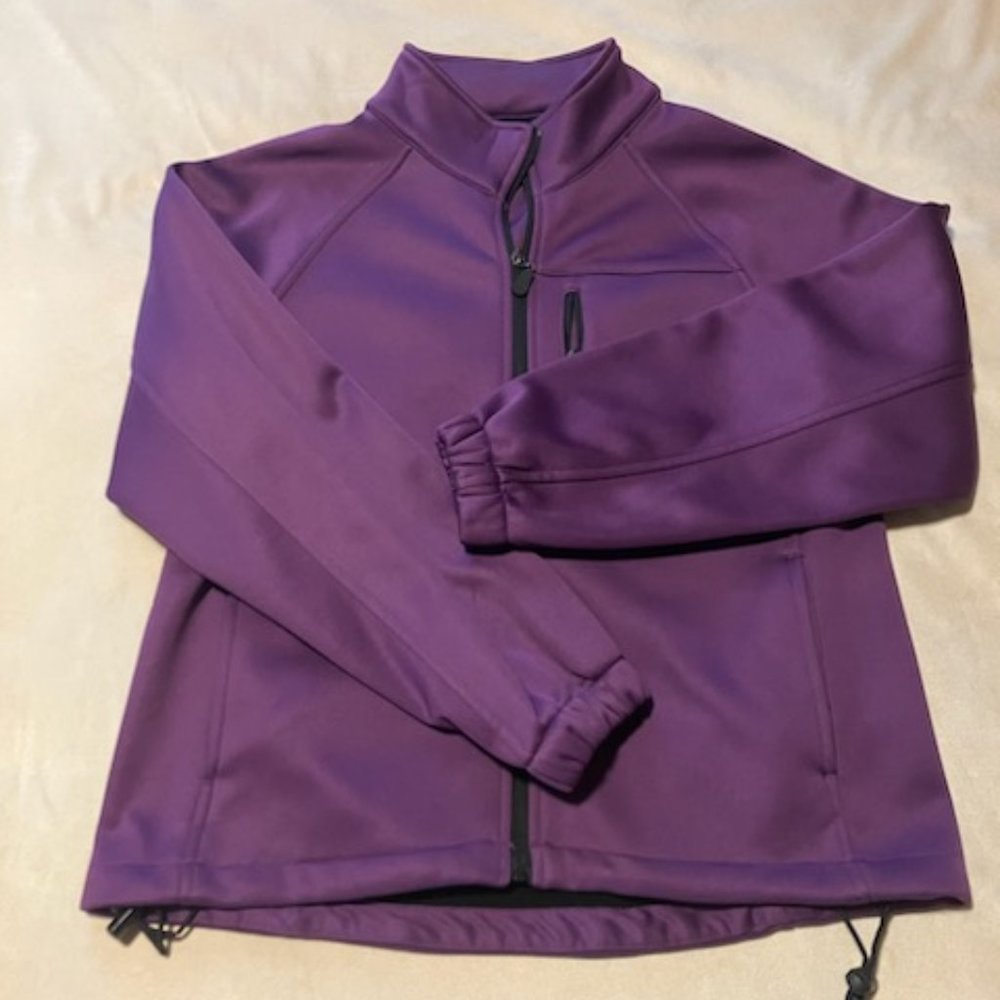 i5 Apparel purple zip up jacket size M